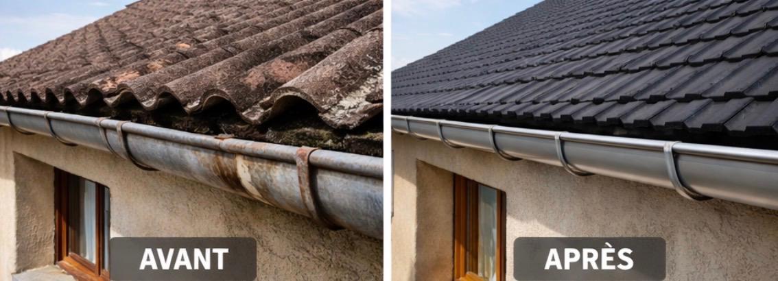 remplacement de toiture et de gouttières à Mantes-la-Jolie